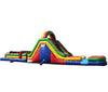 Moonwalk USA Inflatable Bouncers 51'Lx15'H Wet n Dry Obstacle Course Bouncer (Green) O-125-G
