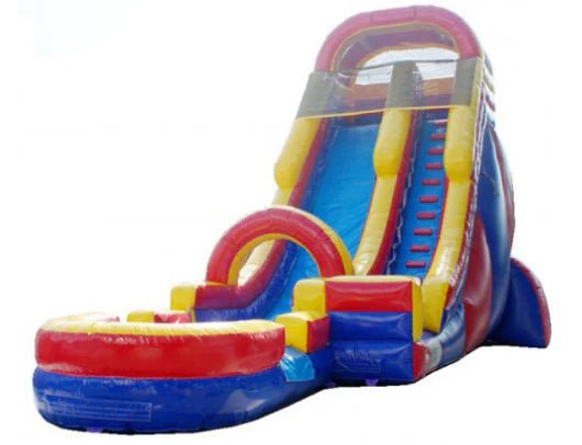 Moonwalk USA Inflatable Bouncers 20'H Rainbow Screamer Inflatable Slide Wet/Dry W-312